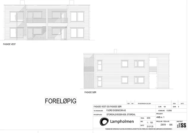 Fasader - skisser og plantegning - Side 1